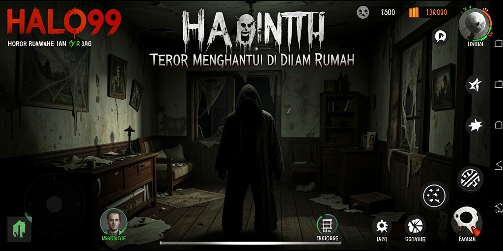 Tampilan seram di dalam rumah HALO99 yang menyedihkan.