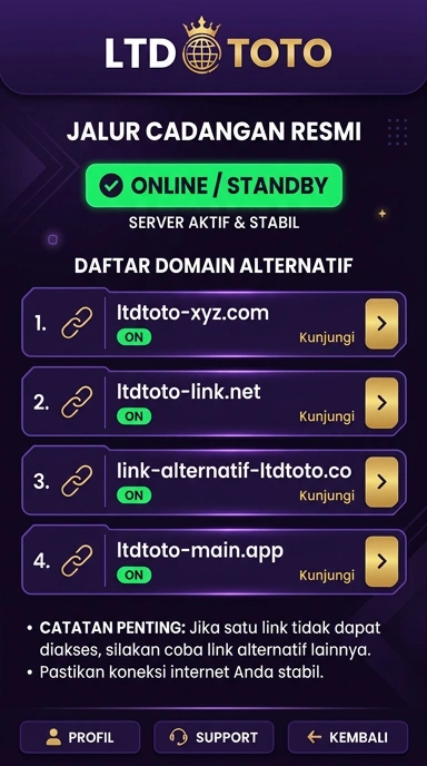 Tampilan link alternatif ltdtoto